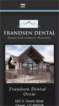 Mobile Screenshot of frandsendental.com